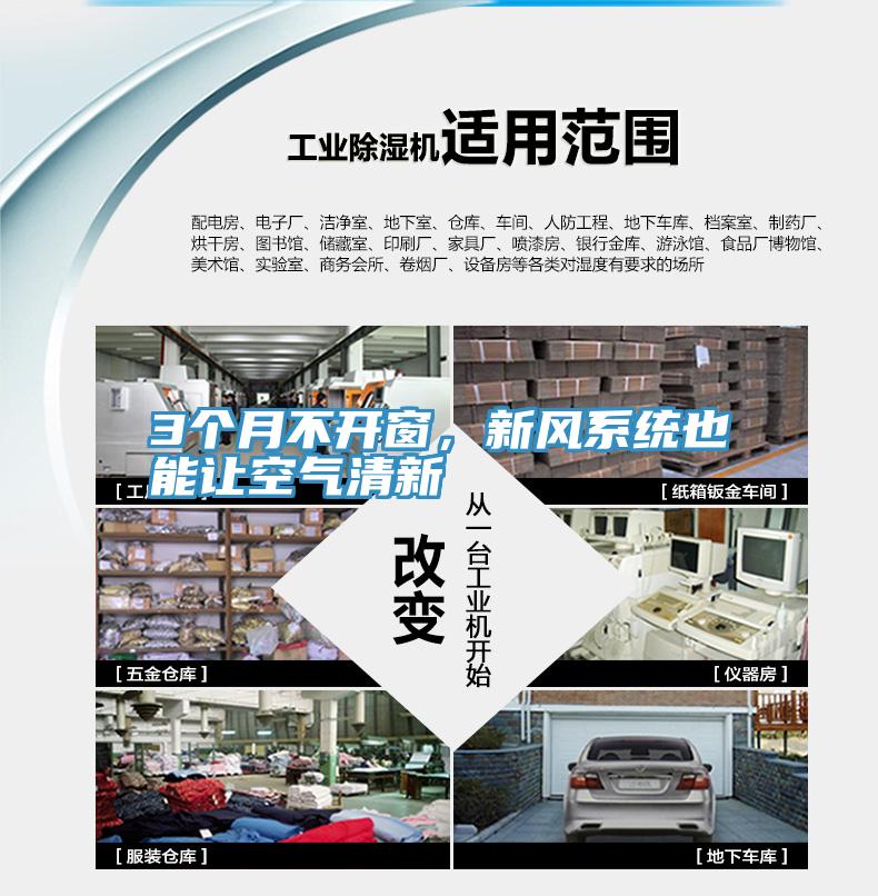 3个月不开窗，新风系统也能让空气清新